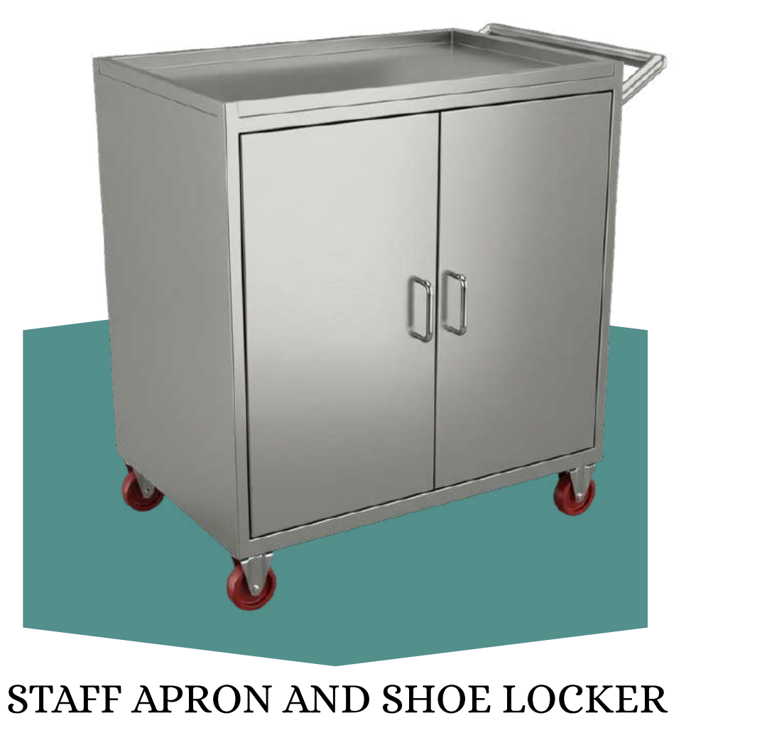 Staff Apron And Shoe Locker